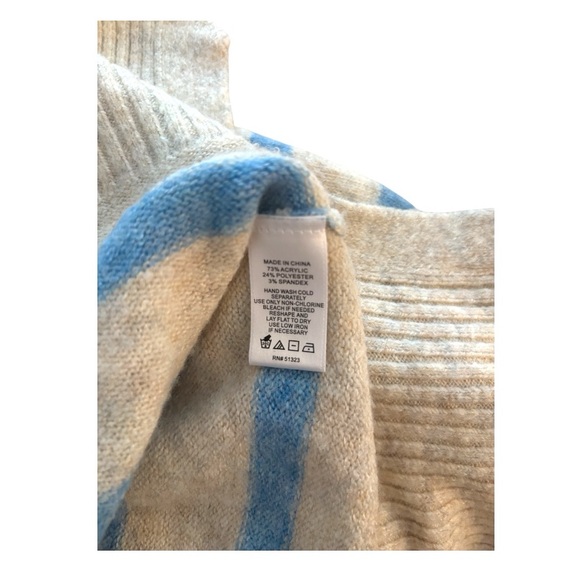 CeCe Striped Crew Neck Sweater - Picture 5 of 5